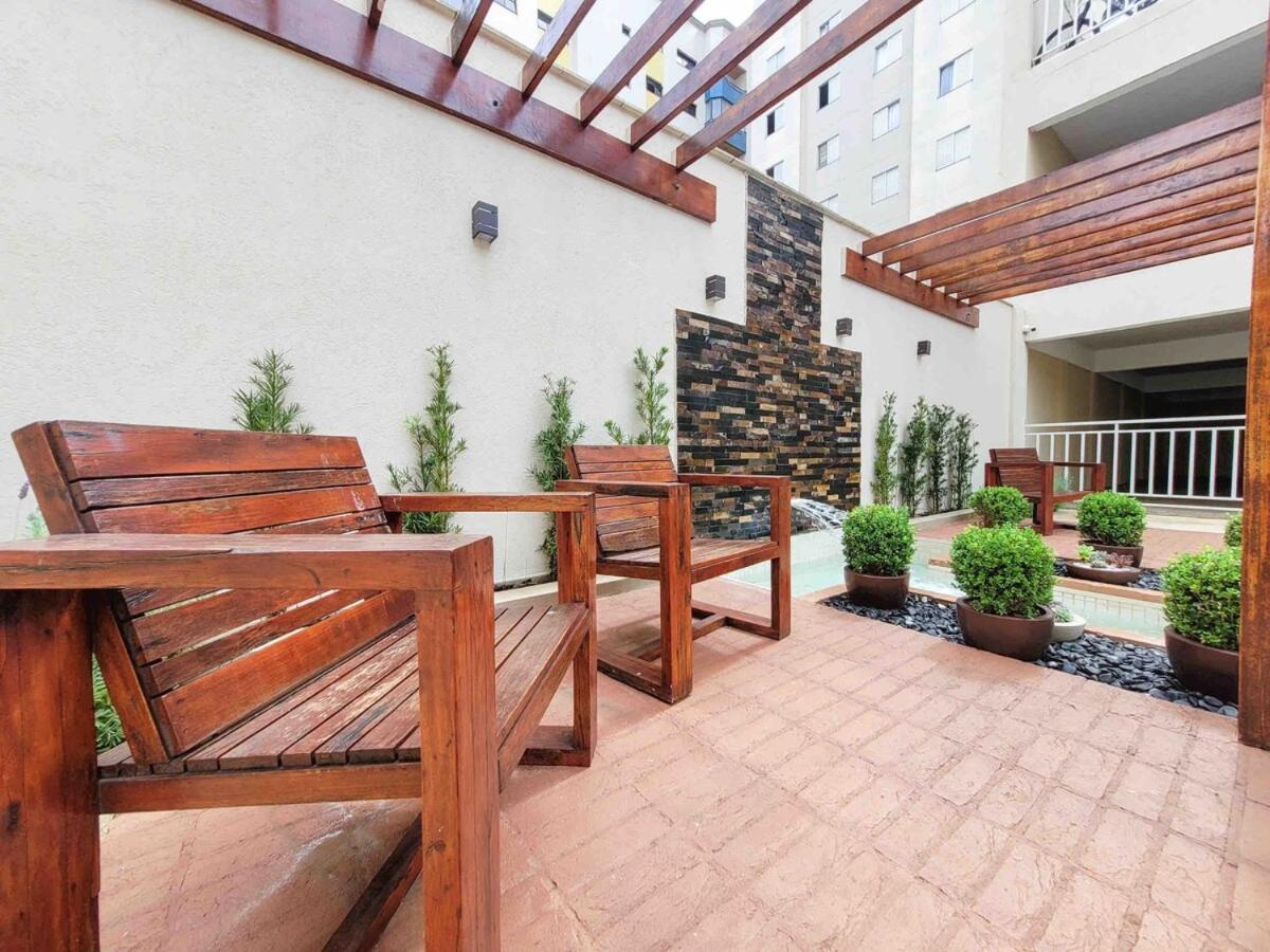 Bem No Centro, Cozinha Completa, Varanda E Garagem Poços de Caldas Exteriör bild